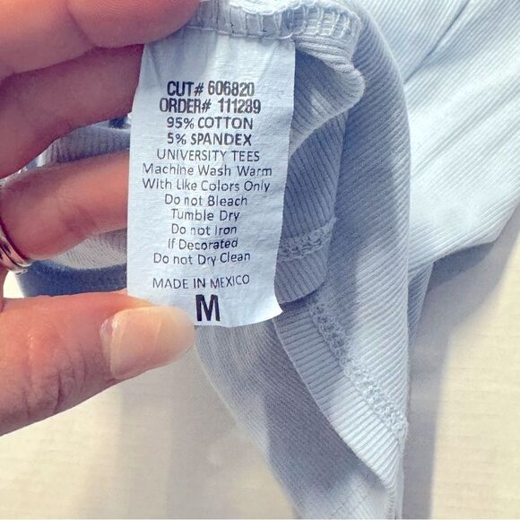 Zeta Tao Tank Top Blue Greek Life Size M - Picture 7 of 7